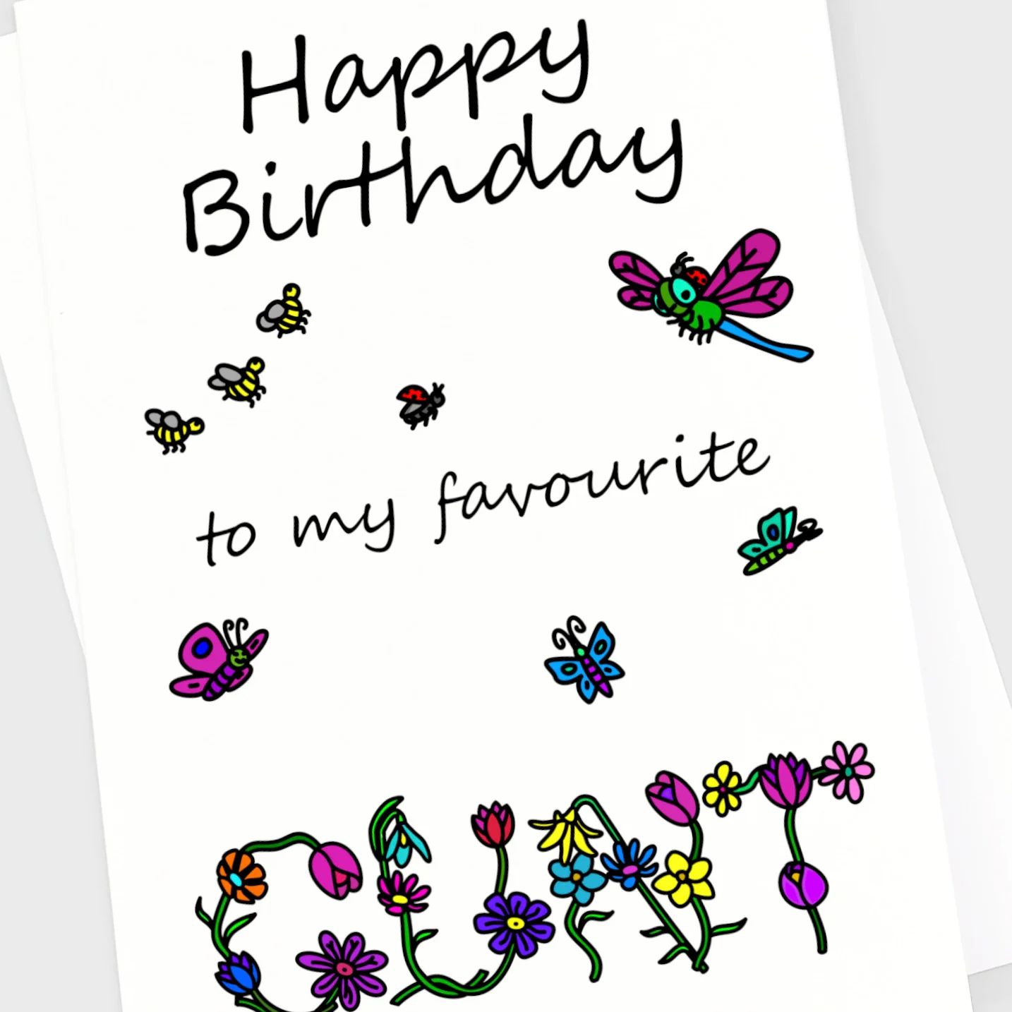 Birthday Card - Favourite Cunt - Image 6