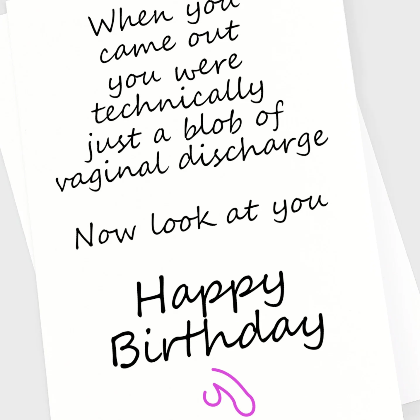 Birthday Card - Vaginal Discharge - Image 6