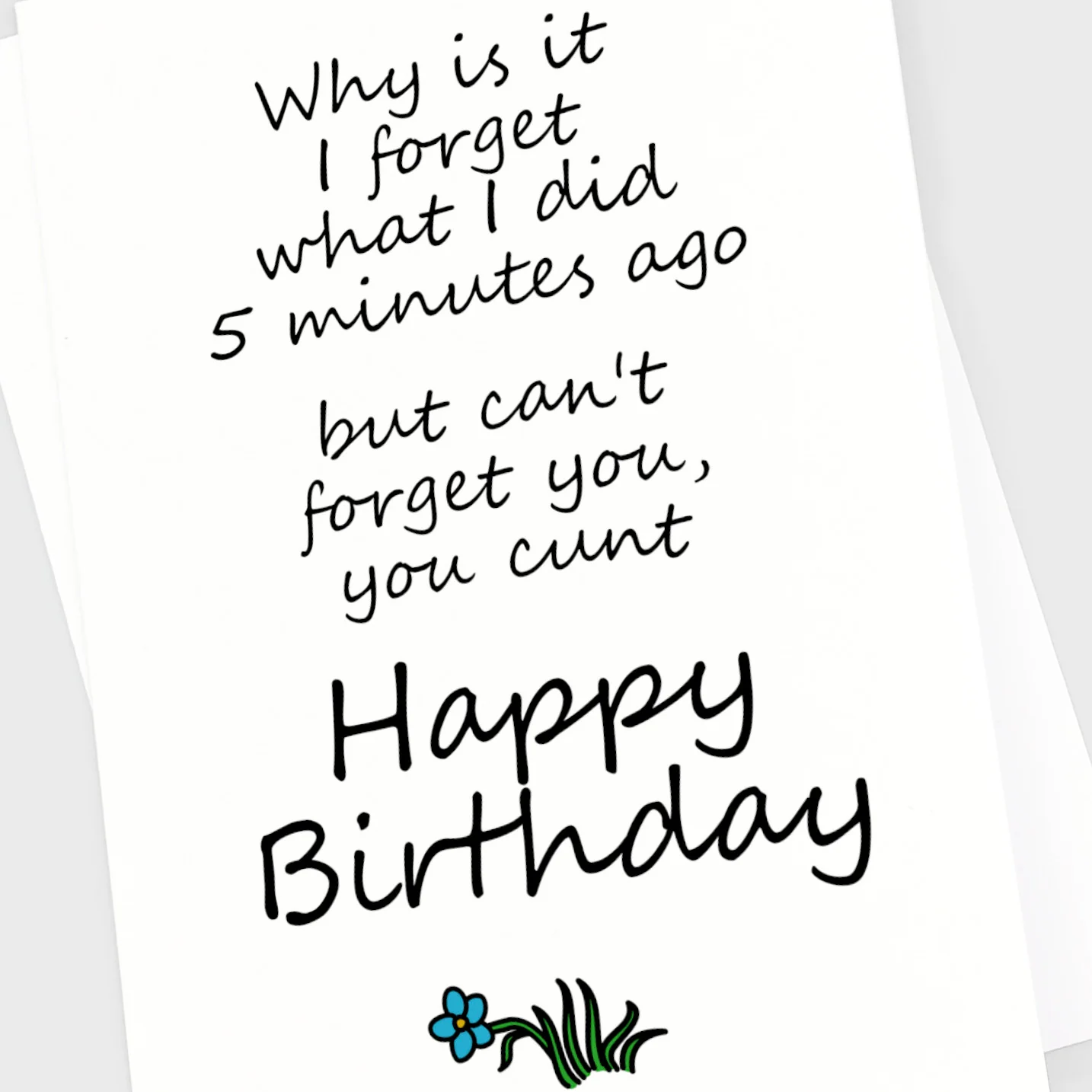 Birthday Card - Forget - Image 6