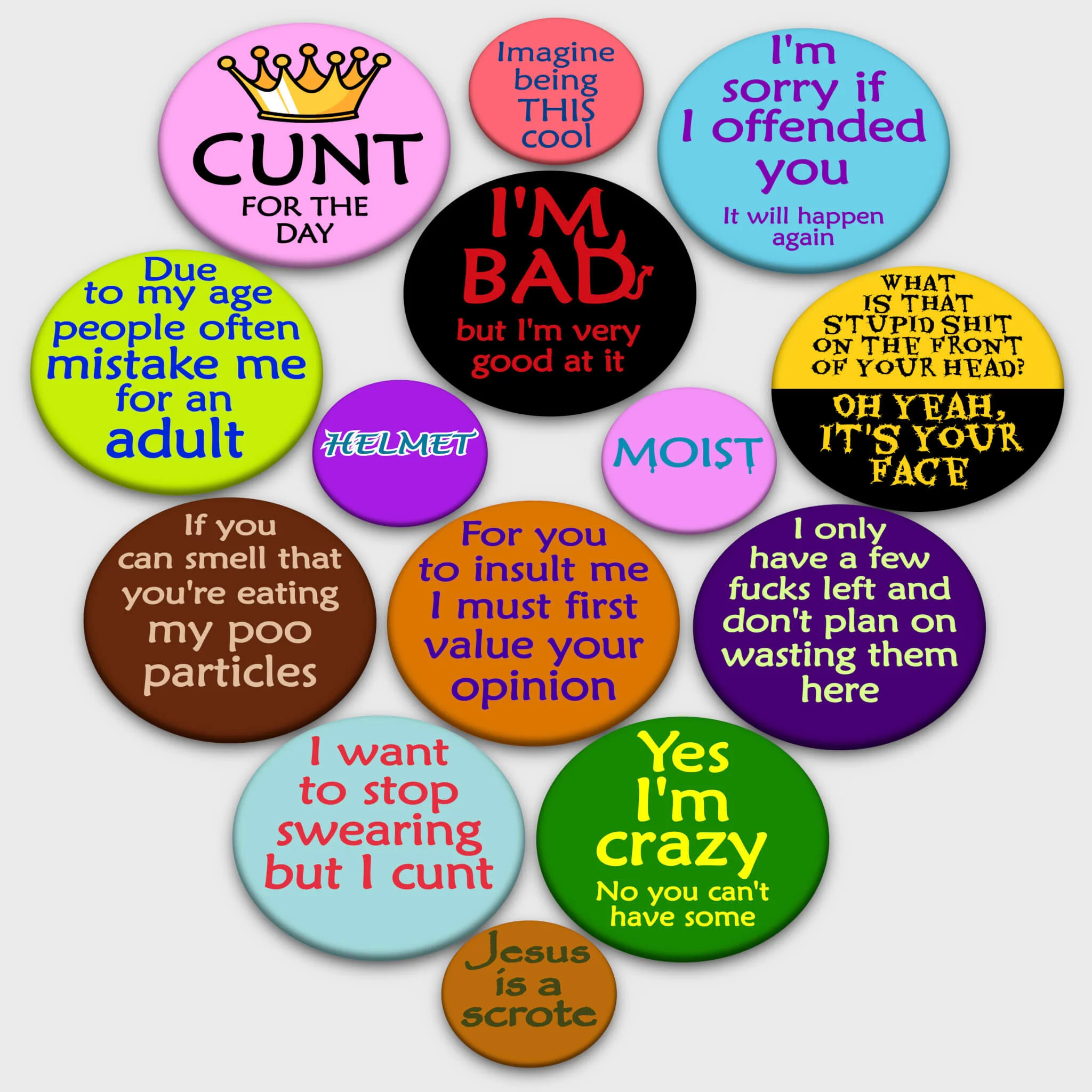 Badge - Birthday Cunt - Image 4