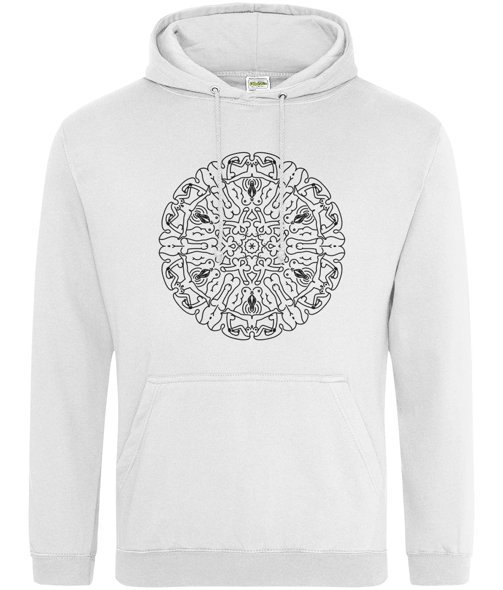 Hoodie - Naked Mandala - Image 4