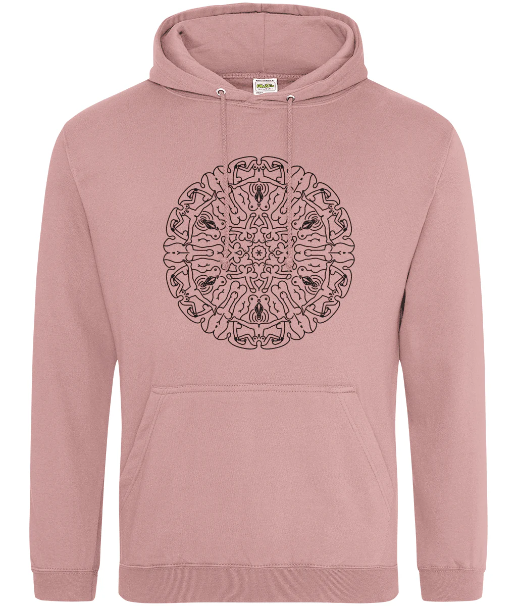 Hoodie - Naked Mandala - Image 8