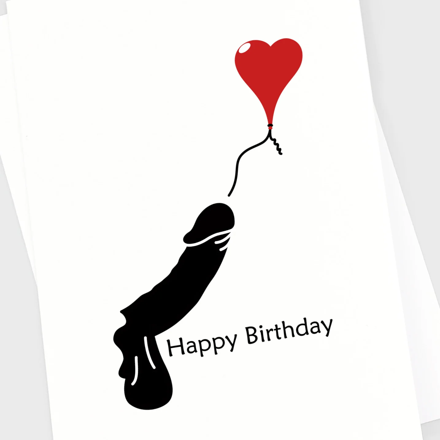 Birthday Card - Cock Balloon - Image 6