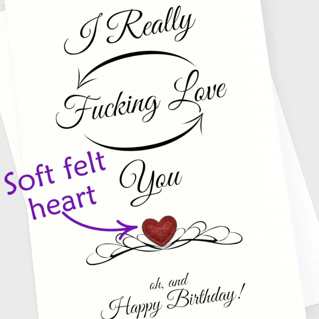 Birthday Card - Fucking Love You - Image 6