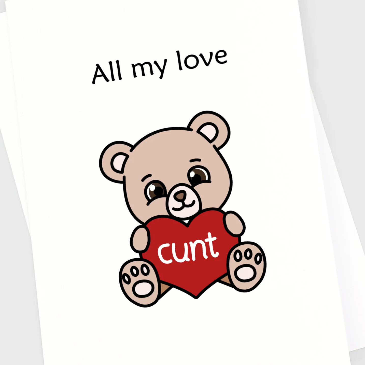 Valentine's Anniversary Card - Bear - Image 7